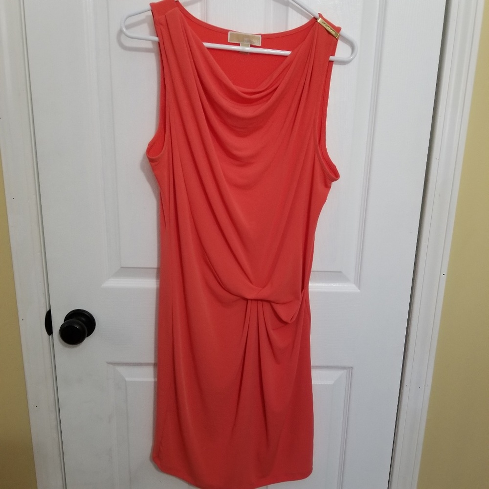Michael Kors Coral Sleevless Dress.